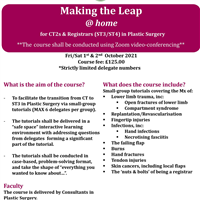 Yorkshire Clinical Courses: Making the leap CT2 to ST3