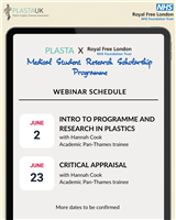 PLASTA x Royal Free Medical Student Research Scholarship Programme